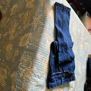 Dark navy new jeans  worn once slim legs